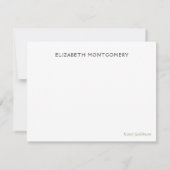 Viktorianischer Grönlandgarten Mitteilungskarte (Rückseite)