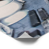 VIKTORIANISCHER HAFENSHOP AUS DEM ALTEN WESTEN POSTER (Ecke)