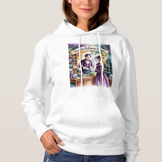 Viktorianischer Halloween Shop, Apothecary Hallowe Hoodie (Vorderseite)