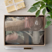 Viktorianischer Hippo Couple Decoupage Seidenpapier (Geschenk)