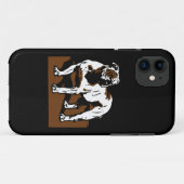 Viktorianischer Holzschnitt Englisch Bulldog Case-Mate iPhone Hülle (Rückseite (Horizontal))