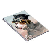 Viktorianischer Hundefahrkarton Notizblock (Rechte Seite)