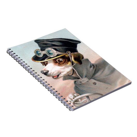 Viktorianischer Hundefahrkarton Notizblock (Rechte Seite)