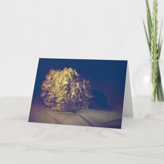 Viktorianischer Hydrangea Feiertagskarte (Vorderseite)