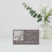 Viktorianischer Innenraum für Designer-Dekorateur Visitenkarte (Stehend Vorderseite)