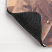 Viktorianischer Junge mit unglücklicher Frisur Mousepad (Ecke)