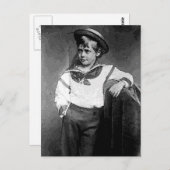 Viktorianischer Junge Postkarte (Vorne/Hinten)