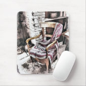 VIKTORIANISCHER KAMINSESSEL MOUSEPAD (Mit Mouse)