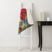 Viktorianischer Katzenaufdruck Sherpadecke (Beispiel)