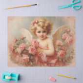 Viktorianischer Kinderankgel Seidenpapier (Basteln)