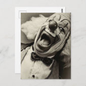 Viktorianischer komischer Clown Postkarte (Vorne/Hinten)