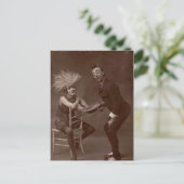 Viktorianischer komischer Clown Postkarte (Stehend Vorderseite)