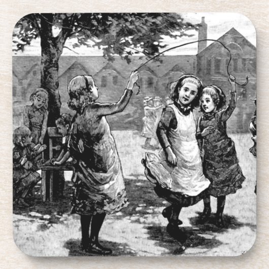 Viktorianischer Korkuntersetzer Getränkeuntersetzer (Vorderseite)