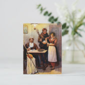 Viktorianischer Krampus Postkarte (Stehend Vorderseite)