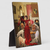 Viktorianischer Kreis Fotoplatte (Seite)