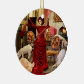 Viktorianischer Kreis Keramik Ornament (Rechts)