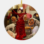 Viktorianischer Kreis Keramik Ornament (Hinten)