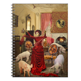 Viktorianischer Kreis Notizblock