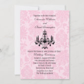 Viktorianischer Kronleuchter-Einladung Einladung (Vorderseite)