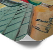 Viktorianischer Lappen- und Knochenmann in der bel Poster (Ecke)