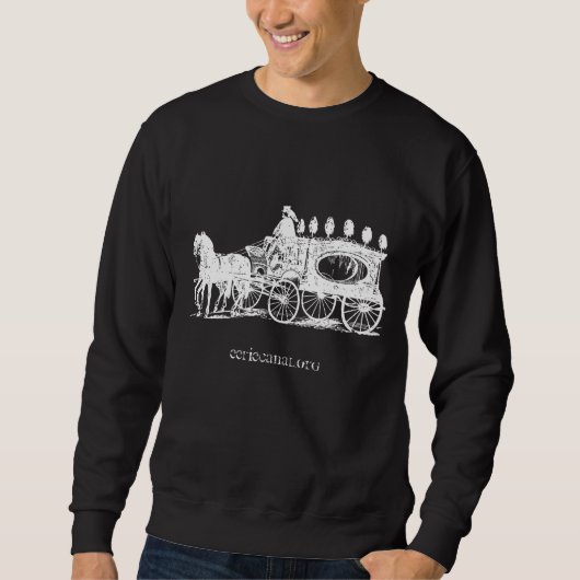 Viktorianischer Leichenwagen Sweatshirt (Vorderseite)