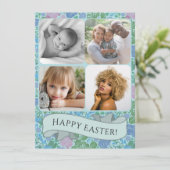 Viktorianischer Libellen Garten Mute Foto Ostern Karte (Stehend Vorderseite)