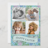 Viktorianischer Libellen Garten Mute Foto Ostern Karte (Vorderseite)