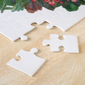 Viktorianischer lila Pansy-Blumenstrauß für den Puzzle (Seite)