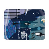 Viktorianischer Londoner Cartoon Magnet (Horizontal)