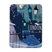 Viktorianischer Londoner Cartoon Magnet (Vertikal)