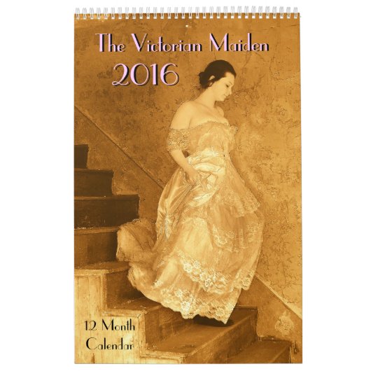 viktorianischer Maidenkalender 2016 Kalender (Titelbild)