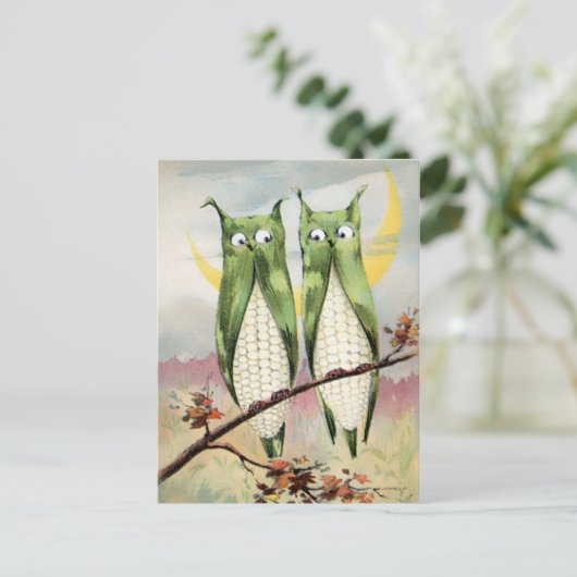 Viktorianischer Maiskolben Postkarte (Stehend Vorderseite)