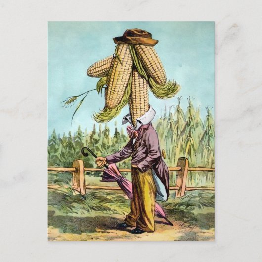 Viktorianischer Maismann Postkarte (Vorderseite)