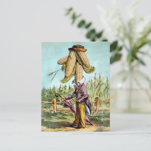 Viktorianischer Maismann Postkarte (Stehend Vorderseite)