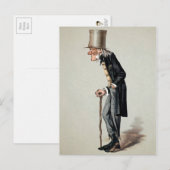 Viktorianischer Mann Kunst Postkarte (Vorne/Hinten)