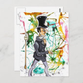 Viktorianischer Mann Postkarte (Vorne/Hinten)