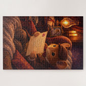 Viktorianischer Mäuse-Liebesbrief Kerzenlicht Puzzle (Horizontal)