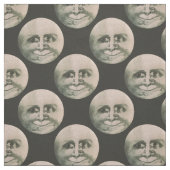 viktorianischer Mond sieht sich optischen Täuschun Stoff (Muster)