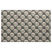 viktorianischer Mond sieht sich optischen Täuschun Stoff (Fat Quarter (45,7 x 55,9 cm))