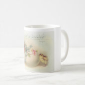 Viktorianischer Oster Chic und Ei Kaffeetasse (VorderseiteRechts)