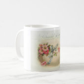 Viktorianischer Oster Chic und Ei Kaffeetasse (Vorderseite Links)
