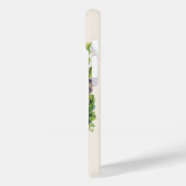 Viktorianischer Osterangel mit Lila Pansy-Blume Case-Mate iPhone Hülle (Rückseite / Links)