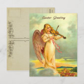 Viktorianischer Osterangel Postkarte (Vorne/Hinten)