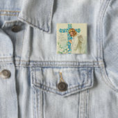 Viktorianischer Ostern-Engels-Knopf Button (Beispiel)