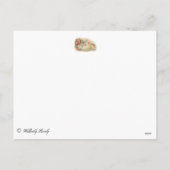 Viktorianischer Osterschick und Ei Feiertagspostkarte (Rückseite)