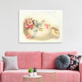 Viktorianischer Osterschick und Ei Leinwanddruck (Insitu (Wohnzimmer))