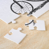 Viktorianischer Penny-Farthing-Fahrrad Puzzle (Seite)