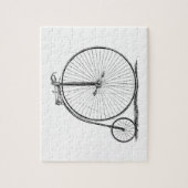 Viktorianischer Penny-Farthing-Fahrrad Puzzle (Vertikal)