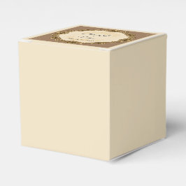 Viktorianischer Rahmen in Goldhochzeit Geschenkschachtel