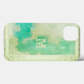 Viktorianischer Rahmenhimmel und Wolken zeichnen e Case-Mate iPhone Hülle (Rückseite (Horizontal))